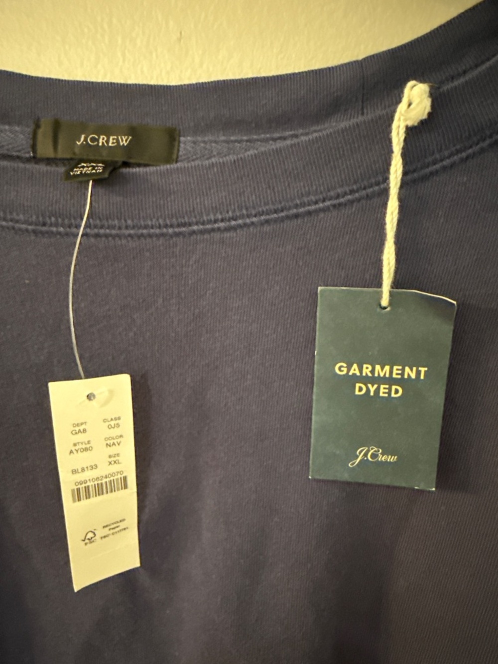 J. Crew Thin Summer Sweatshirt - Picture 2 of 6